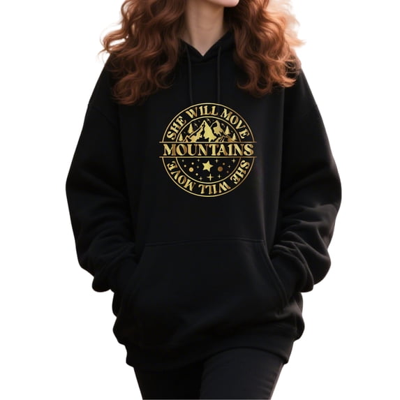 Mindset Motivational Hoodie for Men Women, Inspirational Pullover Hooded Sweatshirt, Cozy Cotton Poly Blend, Positive Casual Outfit
