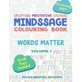 thumbnail image 1 of Mindssage Colouring Book: Words Matter Paperback, 1 of 1