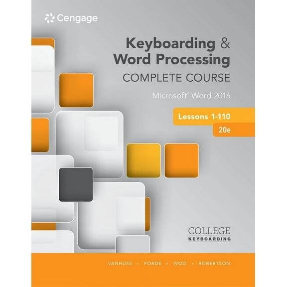 Mindtap Course List Keyboarding and Word Processing Complete Course Lessons 1-110, (Paperback)