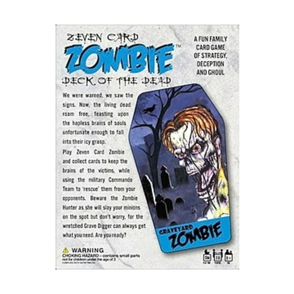 Mindtwister Zeven Card Zombie Game