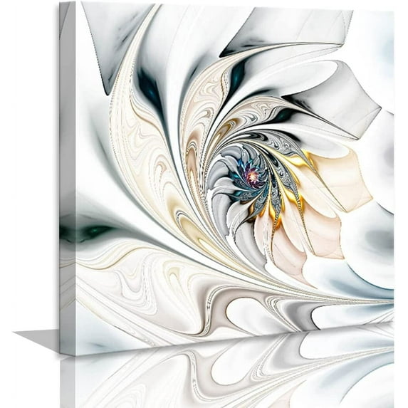 Mindunm Modern Decorations Abstract 14" x 14" Framed Canvas Art Prints