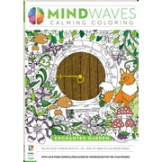 Hinkler Mindwaves Calming Coloring Enchanted Garden for Adults and Teens, 72 Pages