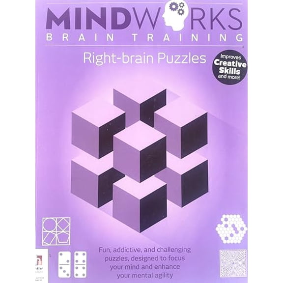 Pre-Owned Mindworks Brain Training Right-Brain Puzzles Paperback