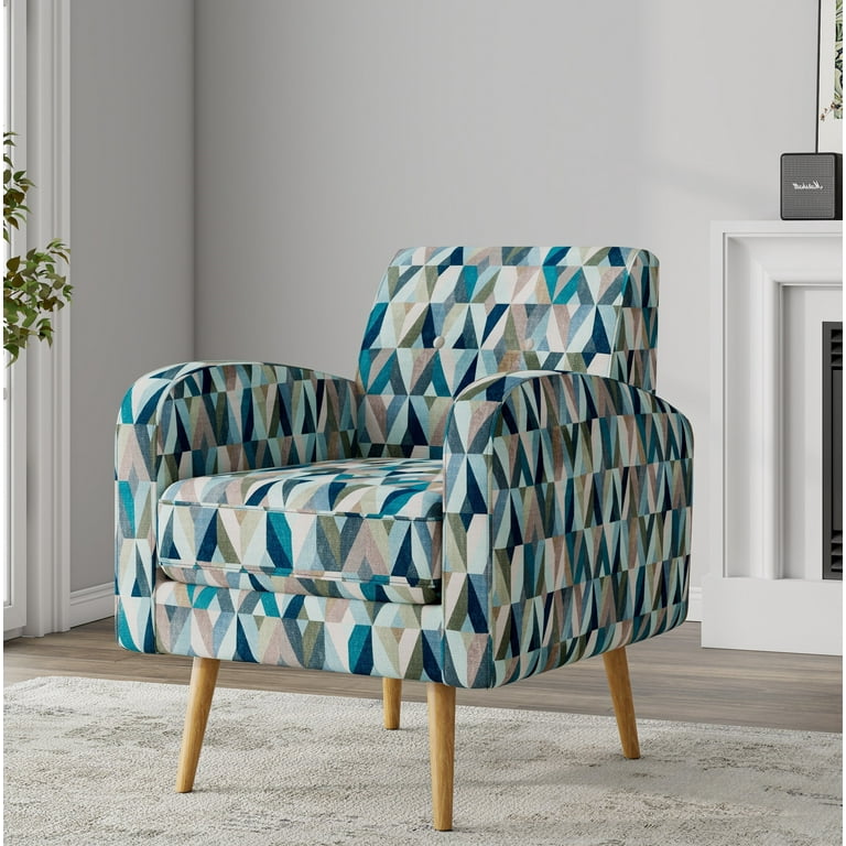 Homesvale Mindy Mid-Century Modern Living Room Armchair, Multi