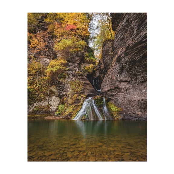 Mine Kill Falls - New York Photography Unframed Wall Art Print 11 x 14 inches
