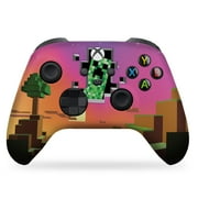 MineCrafft World Custom X-box Controller Wireless compatible with X-box One/Series X/S by DreamController | Proudly Customized in USA with Permanent HYDRO-DIP Printing MODDED [video game]