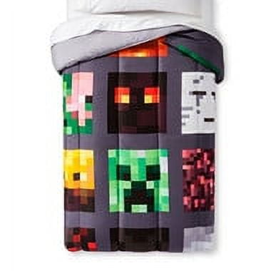 MineCraft Good vs Evil Twin Comforter