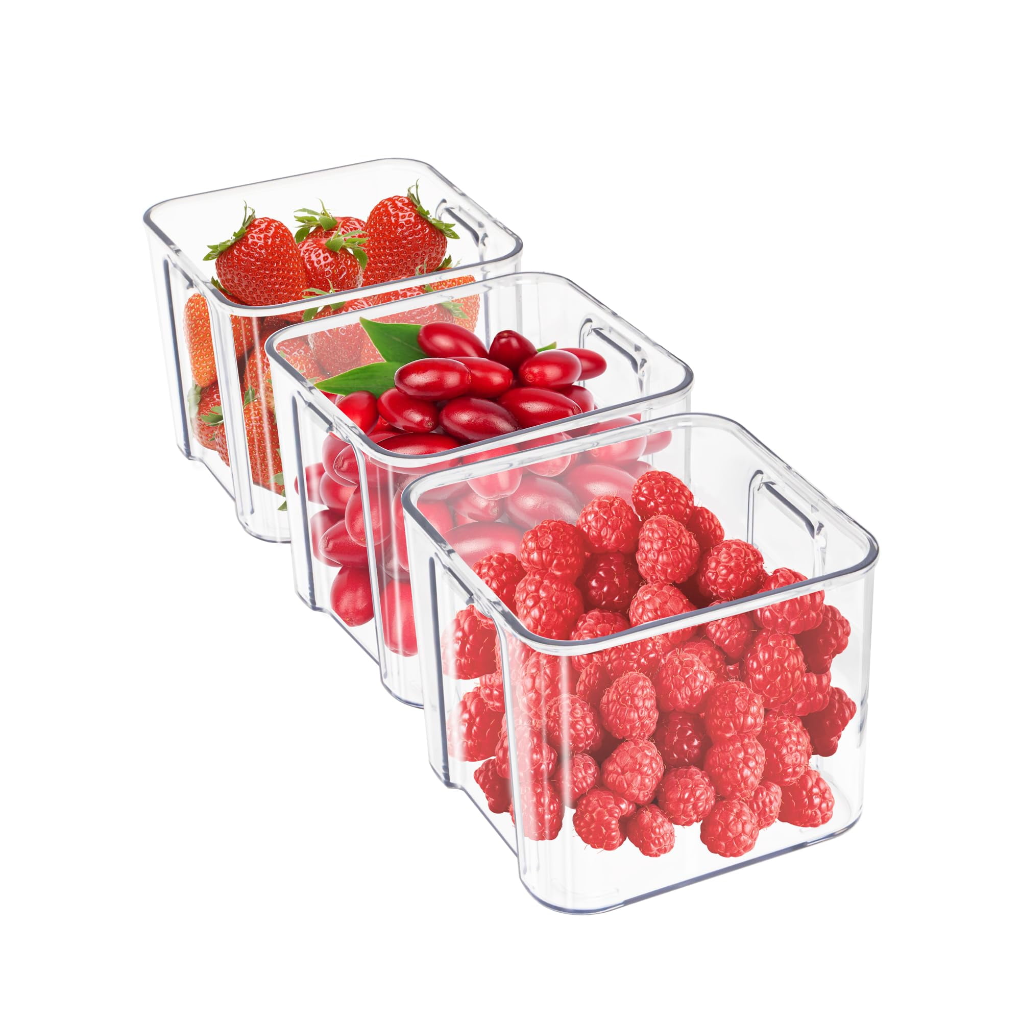 MineSign 3Pack Fridge Organizer YPF5 Drawer Divider Cube Pull-Out Bins ...