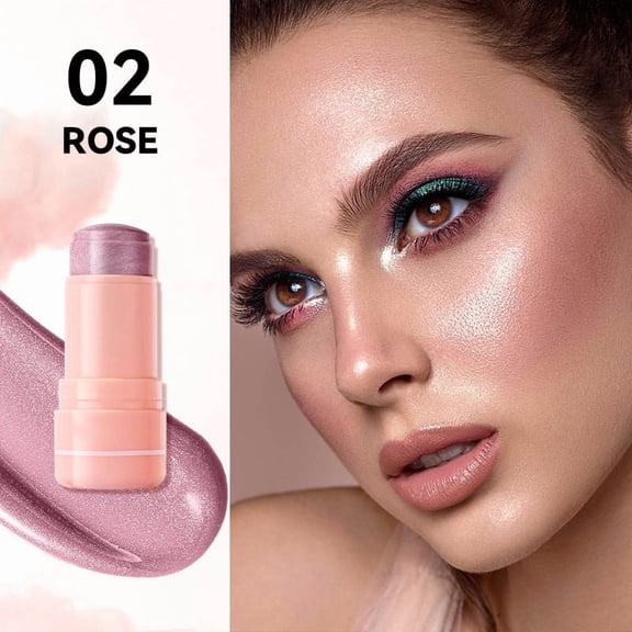 Mineart 3-Color Highlight Stick 0.12 Oz Shimmer Finish Contour Daily Makeup