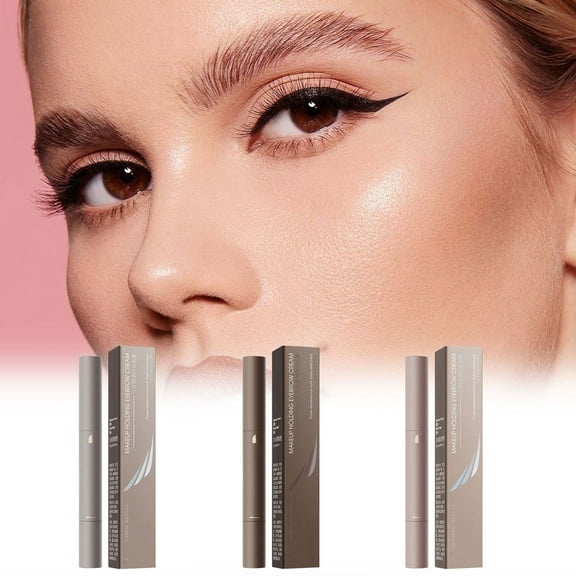 Mineart 3D Smooth Long-Lasting Eyebrow Cream Natural Pigmented Smudge-Proof Daily Eyebrow Makeup