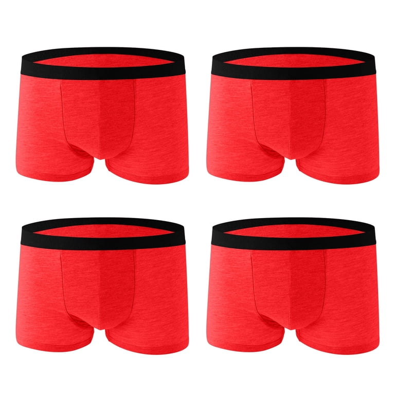 Mineart 4pcs Men's 4-way Stretch Boxer Briefs Lightweight Moisture ...