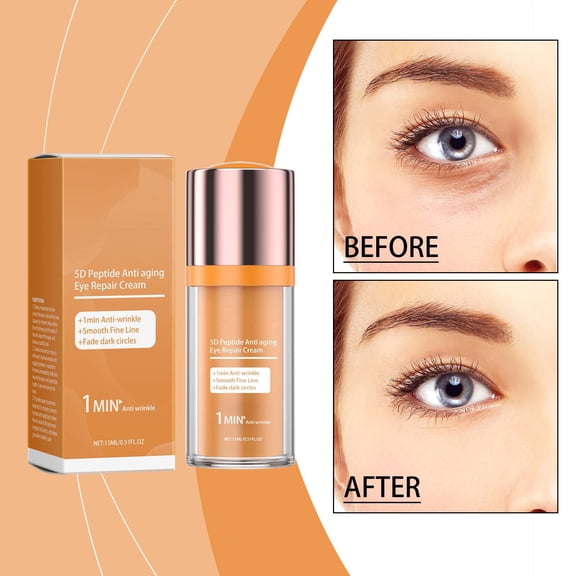Mineart 5D Peptide Wrinkle Reducing Eye Repair Cream Nourishing Firming Daily Eye Care Product