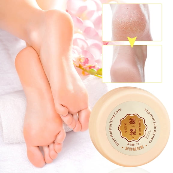 Mineart Anti Crack Heel Repair Balm Hydrating Nourishing Repairing Dry Cracked Feet 0.71 Oz