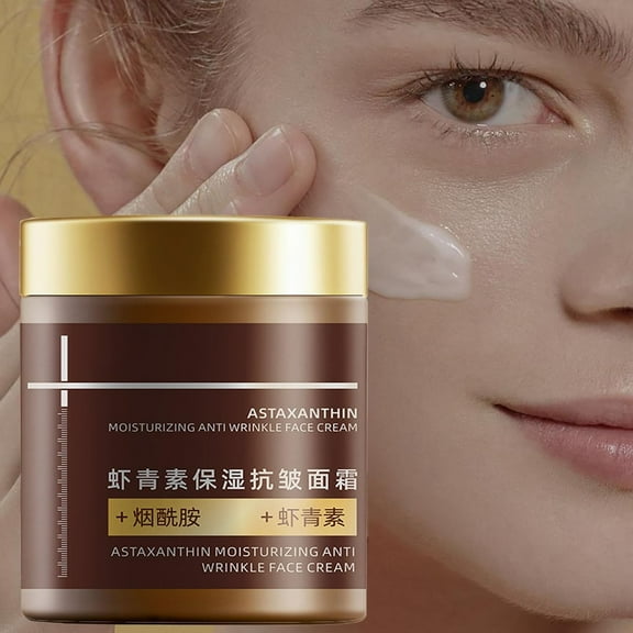 Mineart Astaxanthin Moisturizing Anti Wrinkle Cream Hydrating Nourishing Anti Aging Daily Skincare Product 3.53 Oz