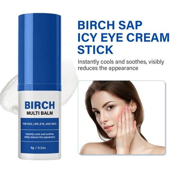Mineart Birch Sap Moisturizing Eye Stick Hydrating Nourishing Reduce Fine Lines Portable Daily Eye Care Product