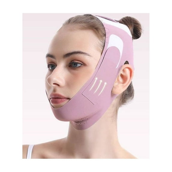 Mineart Breathable Invisible V Face Lifting Bandage Mask, Thin Elastic Chin Slimming Facial Sculpting Beauty Device for Firming Contouring Skincare