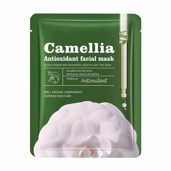 Mineart Camellia Extract Facial Mask Hydrating Nourishing Moisturizing Daily Skincare Product 0.85 Fl Oz