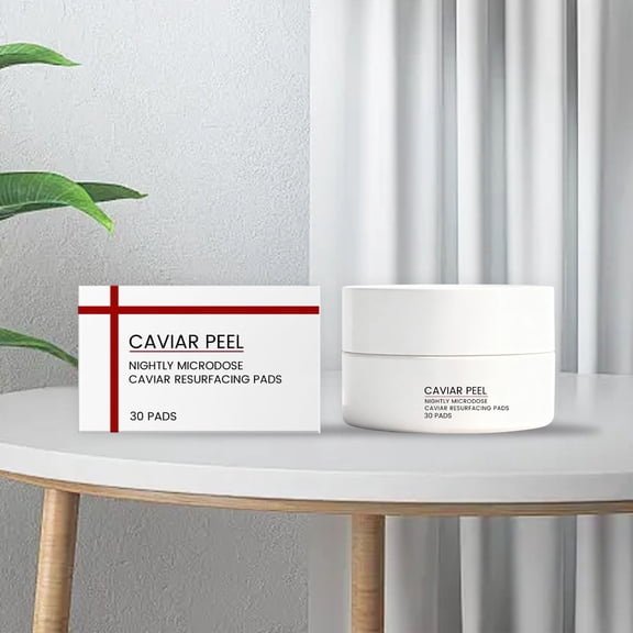 Mineart Caviar Night Micro-Exfoliating Pads 30 Pcs Renewing For Daily Night Care