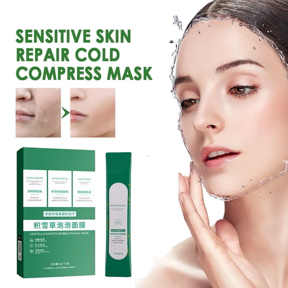 Mineart Centella Asiatica Bubble Face Mask Deep Cleansing Hydrating Nourishing Daily Skincare Product For Pore Minimizing