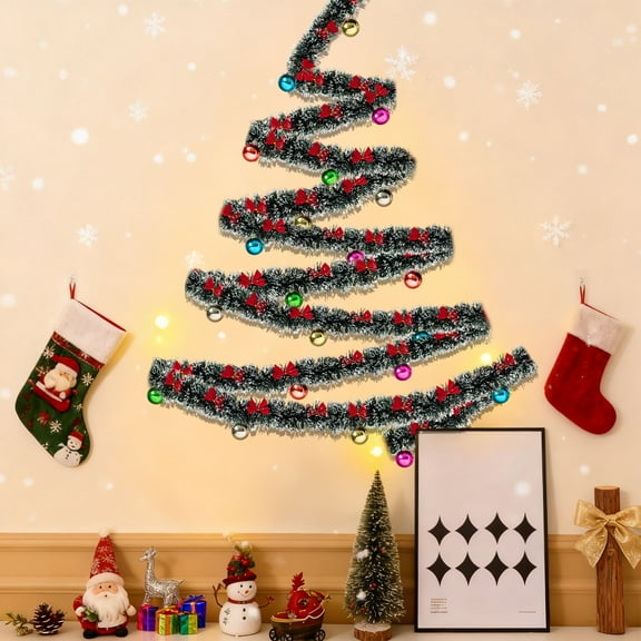 Mineart Christmas Party Confetti Streamers, Decorative for Escalators, Fireplaces and Christmas Trees, Adds Festive Sparkle to Party Spaces