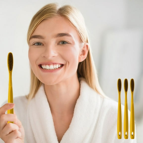 Mineart Experience The Tradition Adult Toothbrush With 68 Holes Featuring Traditional And Large Head With Soft Bristles For Home Use