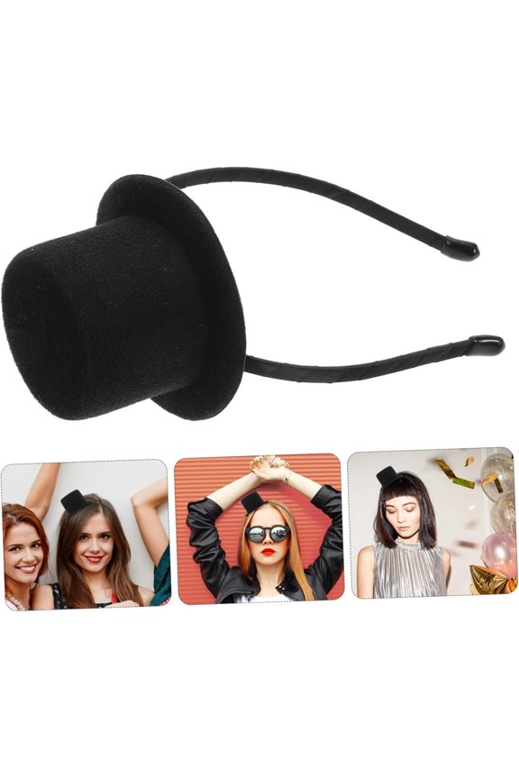 Festival Party Headwear Top Hat Hair Hoop Fashionable Decorative Hair Accessory For Holiday Celebrations