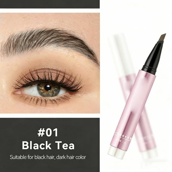 Mineart Fluffy Eyebrow Pencil 1.4g, Waterproof Sweatproof Smooth Formula, Natural Pigment Texture, Precision Tip for Wild Brow, All Day Smudge Proof Eyebrow Makeup Tool