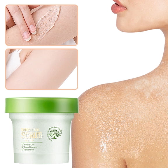 Mineart Gentle Exfoliating Body Scrub 100g Natural Plant Scrub Remove Dead Skin Moisturize Skin Smooth Body Texture For Bath Skincare Daily Use