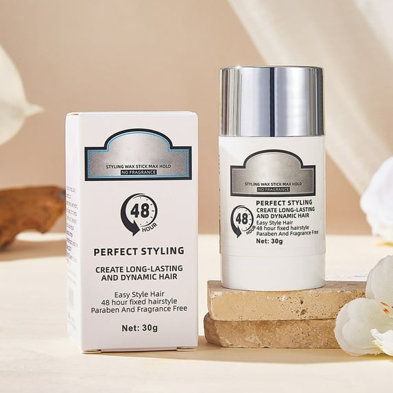 Mineart Hair Wax Stick–Slick Back Hair for Women & Kids | Lightweight, Non-Greasy Hair Gel Stick for Sleek & Smooth Styles (Pack of 1)