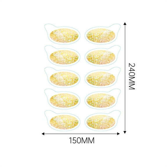 Mineart Halloween Eyeshadow Tattoo Stickers Stage Party Eye Makeup Temporary Body Art