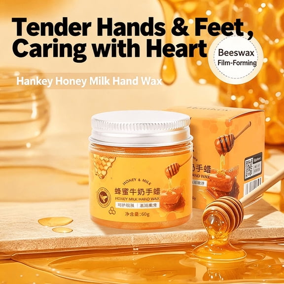 Mineart Honey Milk Hand Mask Hydrating Nourishing Repairing Dry Hands Daily Hand Care 2.12 Oz
