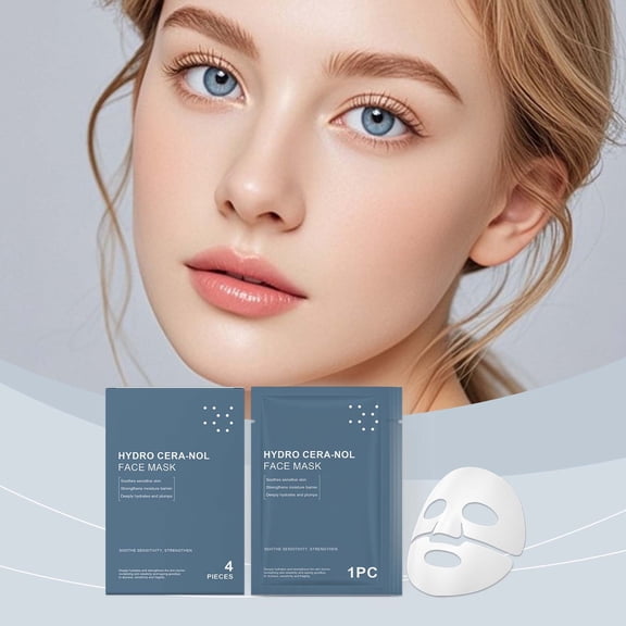 Mineart Hydrating Collagen Facial Mask Set 4 Pieces Daily Skincare Kit