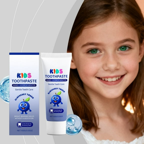 Mineart Kids Toothpaste Gentle Cleansing Fluoride-Free Fresh Breath For Daily Oral Care 3.53 Oz