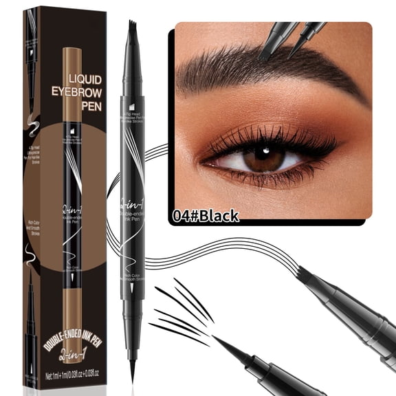Mineart Liquid Eyebrow Pencil Precise Defining Natural Eyebrows Daily Makeup
