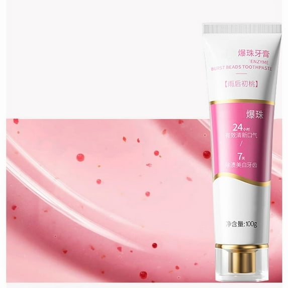 Mineart Lysozyme Active Bead Whitening Toothpaste 100g, Stain Remover Fresh Breath Anti-cavity Toothpaste for Daily Oral Care