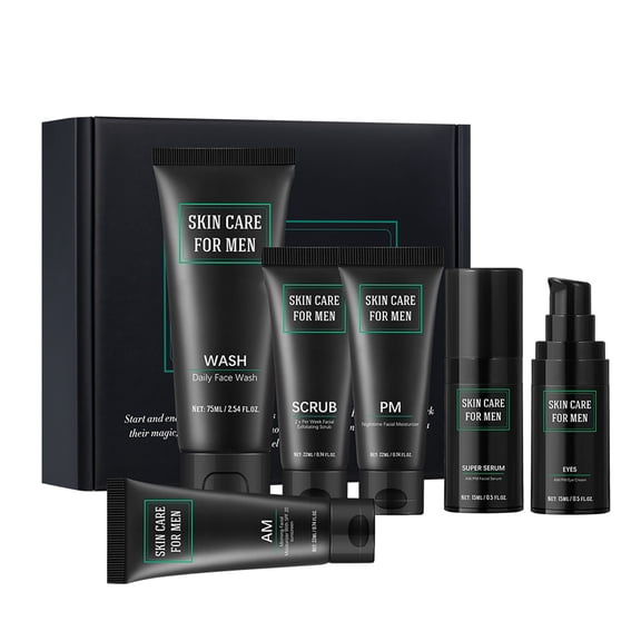 Mineart Men Skincare Gift Set Cleansing Moisturizing Nourishing Daily Grooming Treatment Kit