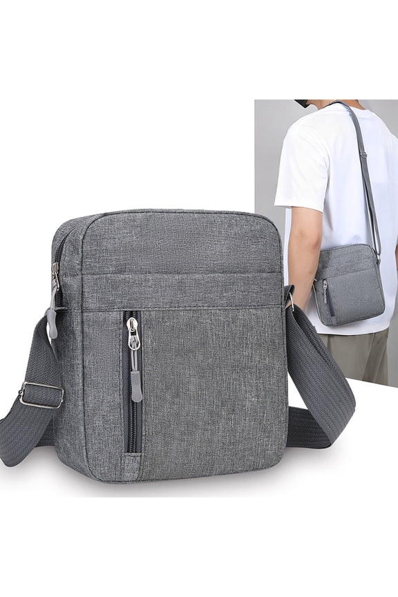 Men's Messenger Bag - Crossbody Shoulder Bags Travel Bag Man Purse Casual Sling Pack for Work Business