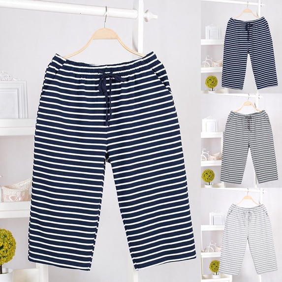 Mineart Men's Pajama Shorts Soft Sleepwear Plaid Pants Bottoms with Drawstring and Pockets Elastic Waistband Loungewear