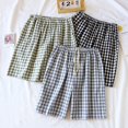 thumbnail image 1 of Mineart Men's Pajama Shorts Soft Sleepwear Plaid Pants Bottoms with Drawstring and Pockets Elastic Waistband Loungewear, 1 of 6