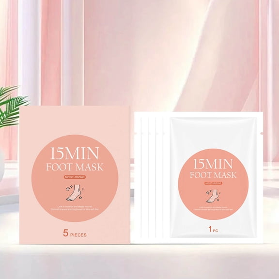 Mineart Moisturizing Exfoliating Foot Mask Gentle Daily Foot Care