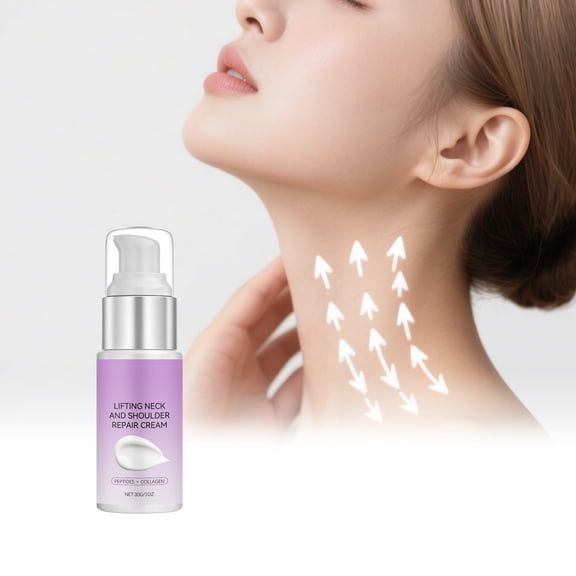 Mineart Moisturizing Nourishing Neck Cream Hydrating Firming Reducing Neck Lines Daily Skin Care 1.06 Oz