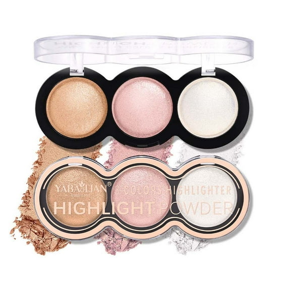 Mineart Multi Function Blush And Highlighter Palette Natural Shimmer Finish Face Makeup