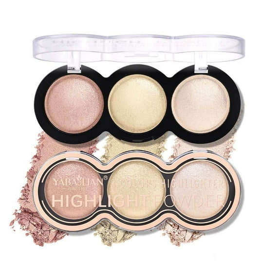 Mineart Multi Function Blush And Highlighter Palette Natural Shimmer Finish Face Makeup