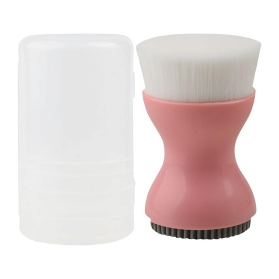 Mineart Multi-Functional Double-Sided Facial Cleansing & Makeup Brush Set, Portable Soft Bristle Brush for Cleansing, Foundation, Mask & All Beauty Routine