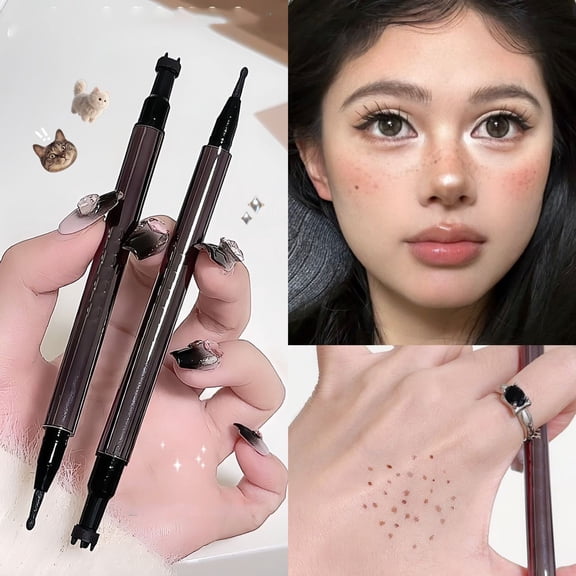 Mineart Natural Freckle Pen Long Lasting Waterproof Natural Looking Freckle Effect Easy Apply Face Makeup Product 0.04 Oz