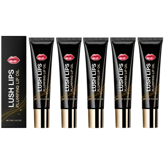 Mineart Nourishing Lip Plumper Oil Set 2/3/5 Pcs x 0.53 Oz Each Hydrating Daily Lip Care