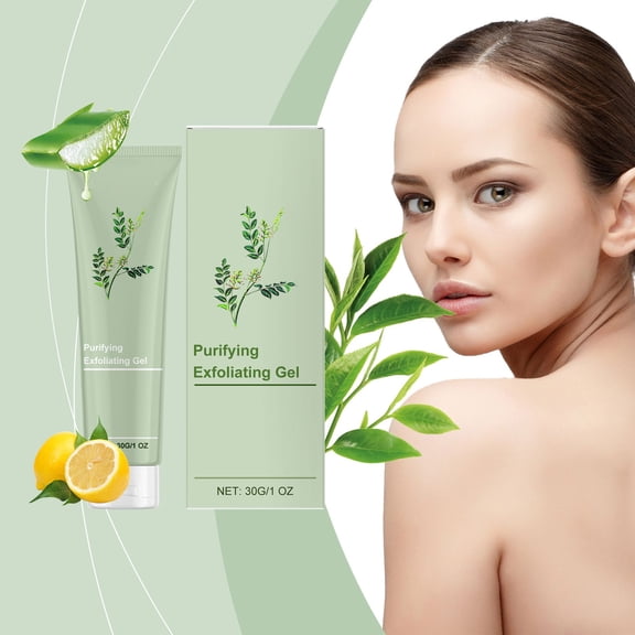 Mineart Purifying Exfoliating Gel Gentle Cleansing Exfoliating Daily Skincare Product For All Skin Types 1.06 Oz