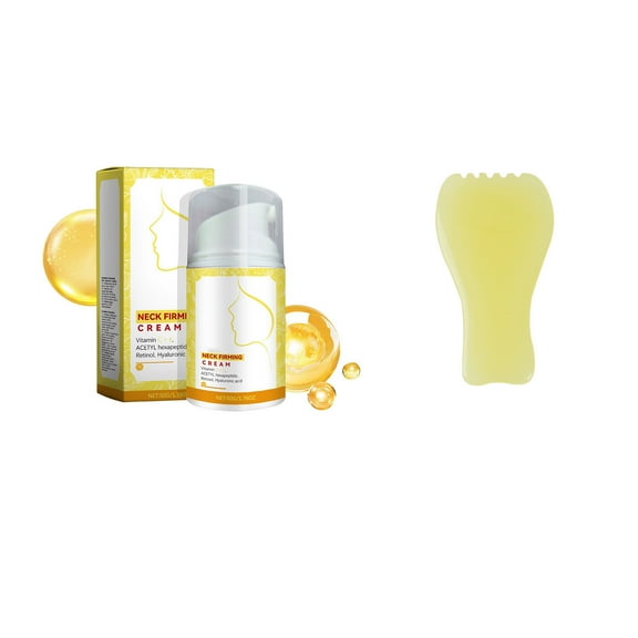 Mineart Retinol Neck Moisturizing Cream with Gua Sha Board