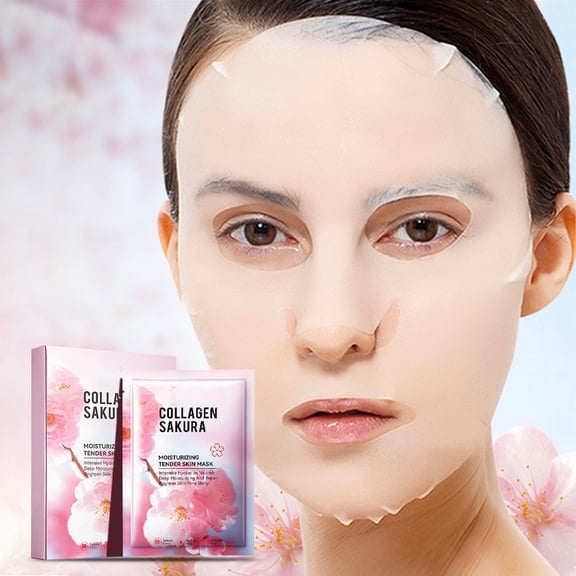 Mineart Sakura Collagen Moisturizing Facial Mask 10 pc