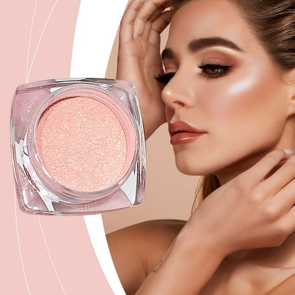 Mineart Shimmer Pearl Highlighter Powder 0.6g Three-dimensional Contour Brightening Face Body Glow Non-caking Formula for Party and Daily Makeup